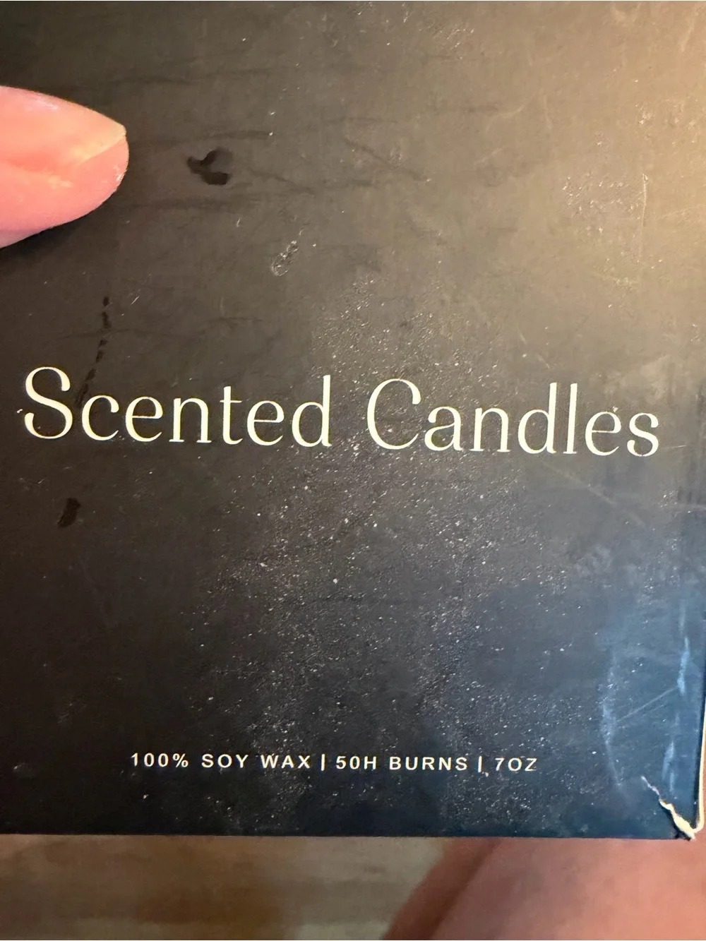 New soy wax cotton wick reusable glass jar candle Halloween black bats screw cap